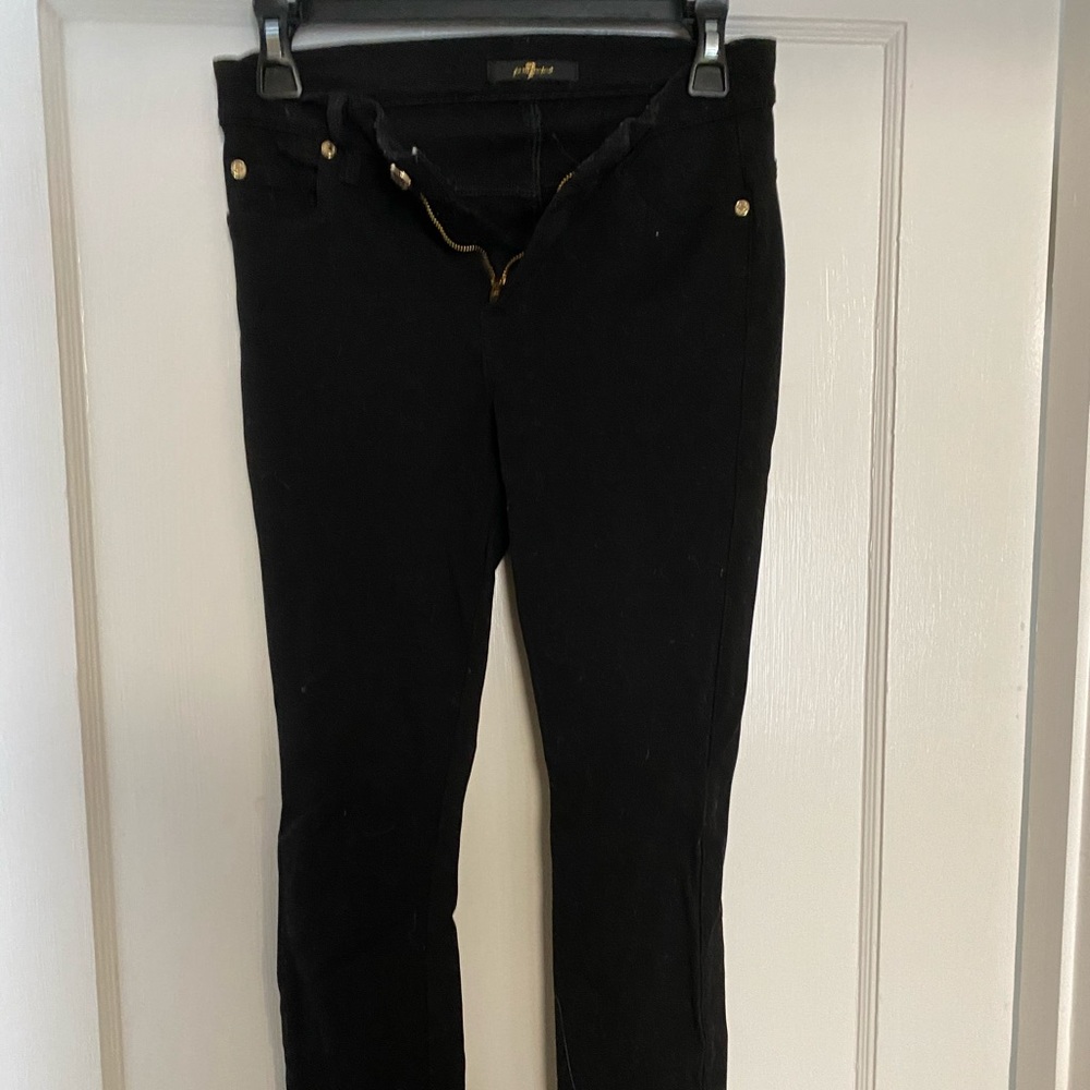 7 For All Mankind Black Jeggings